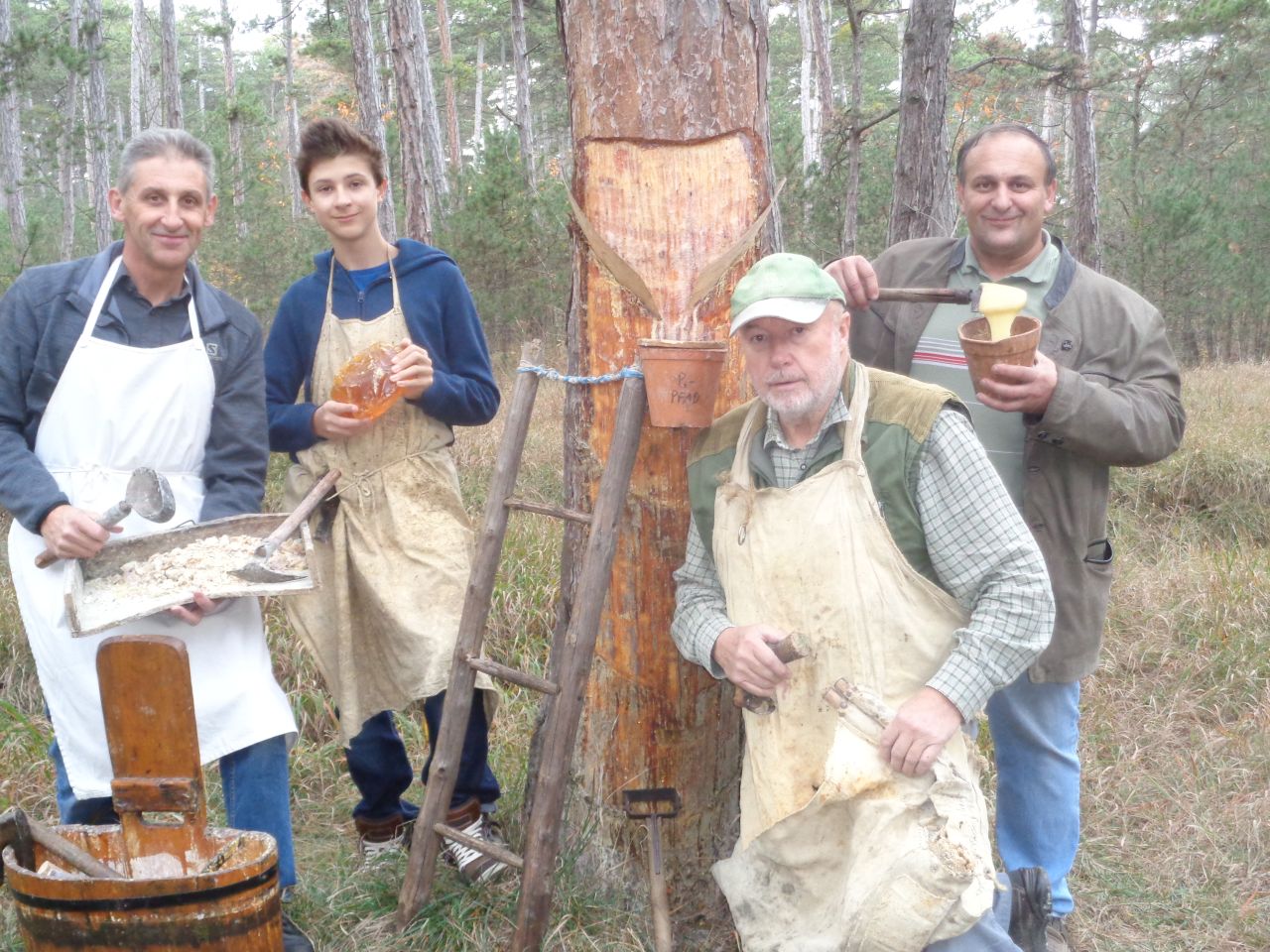 Die Iniatoren des Pecherpfads Hölles